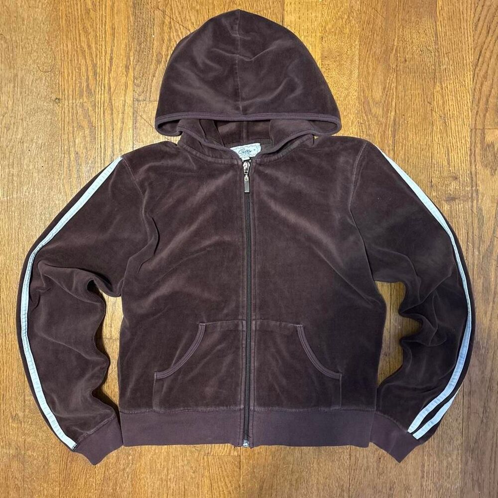 Cello Women's Brown and Purple Hoodie